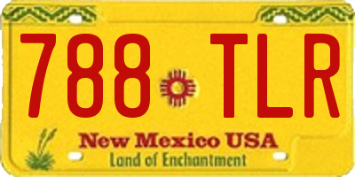 NM license plate 788TLR