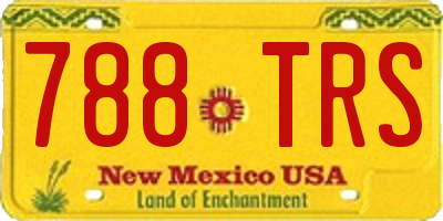 NM license plate 788TRS