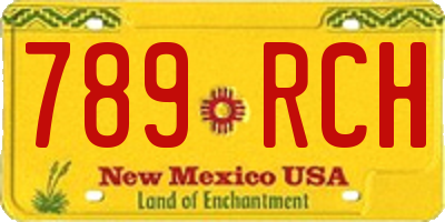 NM license plate 789RCH