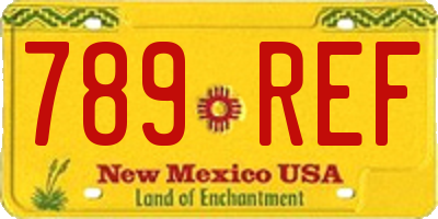 NM license plate 789REF