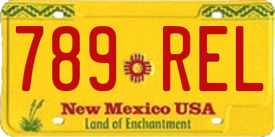 NM license plate 789REL