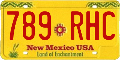 NM license plate 789RHC