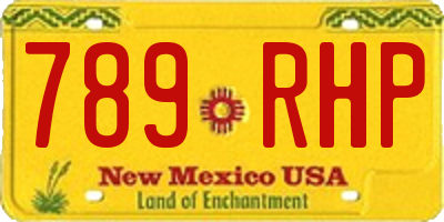 NM license plate 789RHP