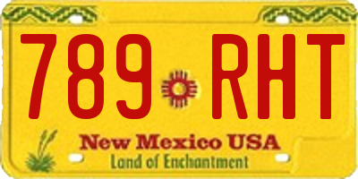 NM license plate 789RHT