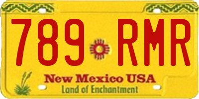 NM license plate 789RMR
