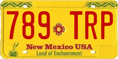 NM license plate 789TRP