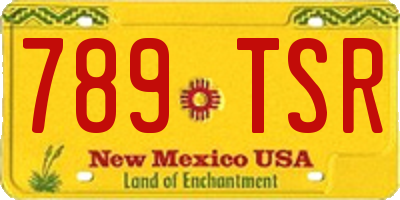 NM license plate 789TSR