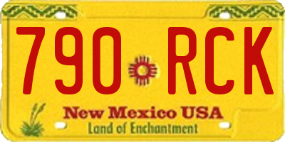 NM license plate 790RCK