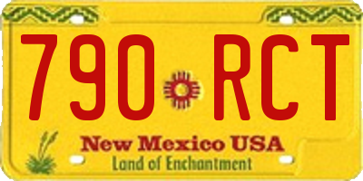 NM license plate 790RCT