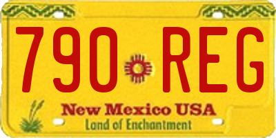 NM license plate 790REG