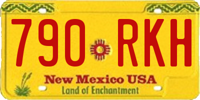 NM license plate 790RKH