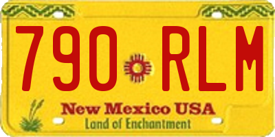 NM license plate 790RLM