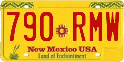 NM license plate 790RMW