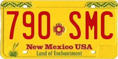NM license plate 790SMC