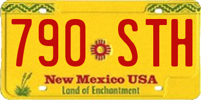 NM license plate 790STH