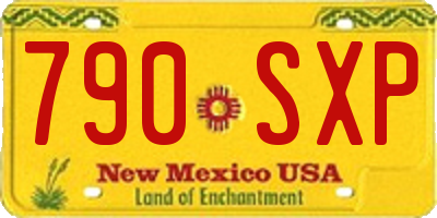 NM license plate 790SXP