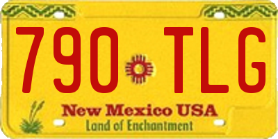 NM license plate 790TLG