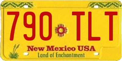 NM license plate 790TLT