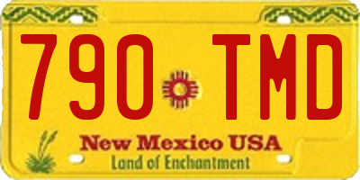 NM license plate 790TMD