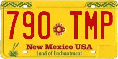 NM license plate 790TMP