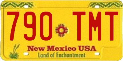 NM license plate 790TMT