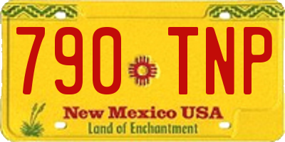 NM license plate 790TNP