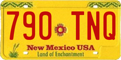 NM license plate 790TNQ