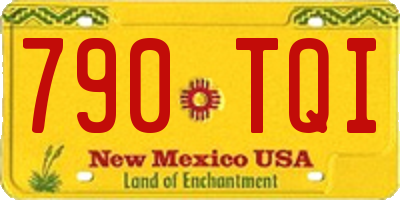 NM license plate 790TQI