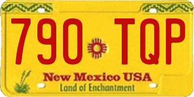NM license plate 790TQP
