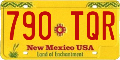NM license plate 790TQR
