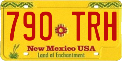 NM license plate 790TRH