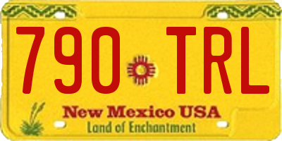 NM license plate 790TRL