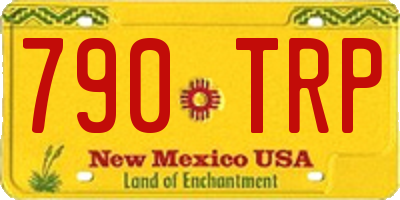 NM license plate 790TRP
