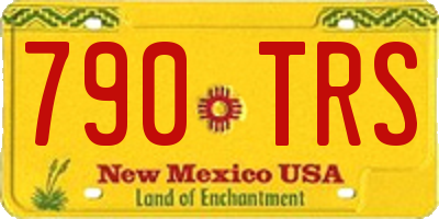 NM license plate 790TRS