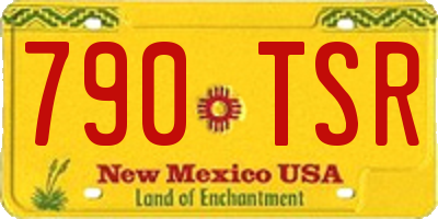 NM license plate 790TSR