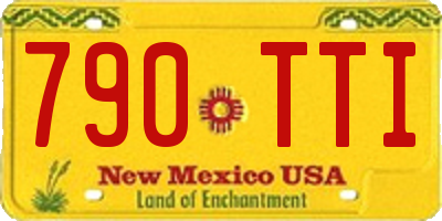 NM license plate 790TTI