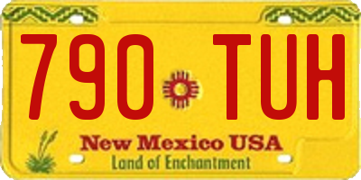 NM license plate 790TUH