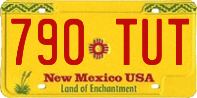 NM license plate 790TUT