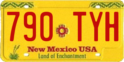 NM license plate 790TYH