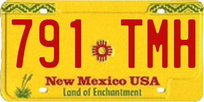 NM license plate 791TMH
