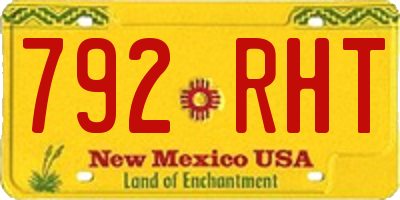 NM license plate 792RHT