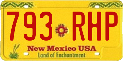 NM license plate 793RHP