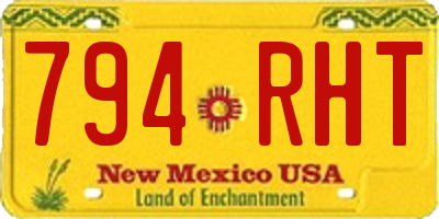 NM license plate 794RHT