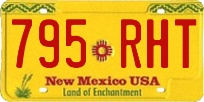 NM license plate 795RHT