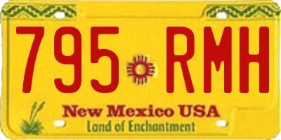 NM license plate 795RMH