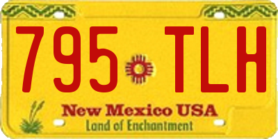 NM license plate 795TLH