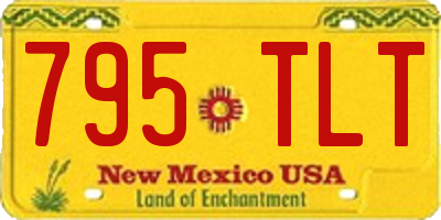 NM license plate 795TLT