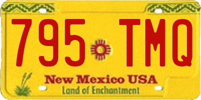 NM license plate 795TMQ