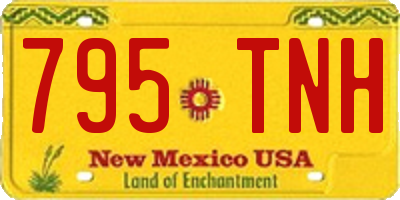 NM license plate 795TNH