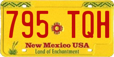 NM license plate 795TQH